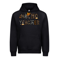 Black nacho averange teacher Urban Hoodie - CowhideDigitalArt