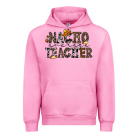 Fuchsia Pink nacho averange teacher Urban Hoodie - CowhideDigitalArt