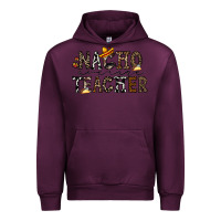 Mauve Wine nacho averange teacher Urban Hoodie - CowhideDigitalArt