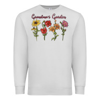 Dove Grey grandma's garden Premium Sweatshirt - MaliasSmallBusiness