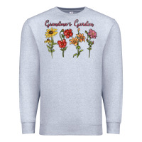 Heather Grey grandma's garden Premium Sweatshirt - MaliasSmallBusiness