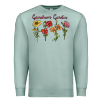 Seafoam grandma's garden Premium Sweatshirt - MaliasSmallBusiness