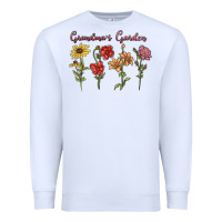 White grandma's garden Premium Sweatshirt - MaliasSmallBusiness