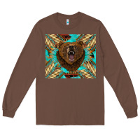 Chestnut bear native american  tumbler Long Sleeve Tee - BarkalooDesign