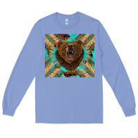 Colony Blue bear native american  tumbler Long Sleeve Tee - BarkalooDesign