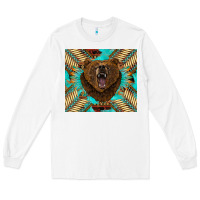 White bear native american  tumbler Long Sleeve Tee - BarkalooDesign