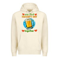 Sandshell our first father's day together and beer Premium Hoodie - HRA Design Shop
