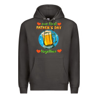 Smoke our first father's day together and beer Premium Hoodie - HRA Design Shop