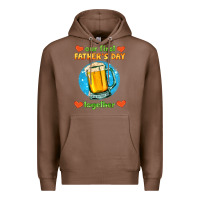 Chestnut our first father's day together and beer Premium Hoodie - HRA Design Shop