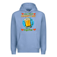 Colony Blue our first father's day together and beer Premium Hoodie - HRA Design Shop