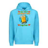 Ocean Blue our first father's day together and beer Premium Hoodie - HRA Design Shop