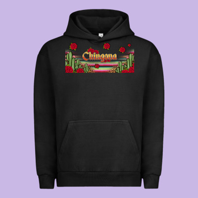 Chingona 16oz Libbey Cup Urban Hoodie Designed By Hra Design Shop