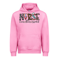 Fuchsia Pink nurse caring strong essential Urban Hoodie - CowhideDigitalArt
