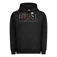 Pigment Black nurse caring strong essential Urban Hoodie - CowhideDigitalArt