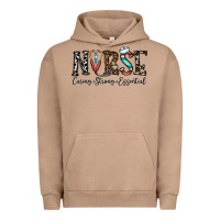 Pigment Burro nurse caring strong essential Urban Hoodie - CowhideDigitalArt