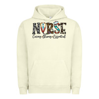 Pigment Pistachio nurse caring strong essential Urban Hoodie - CowhideDigitalArt