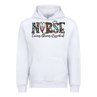 White nurse caring strong essential Urban Hoodie - CowhideDigitalArt