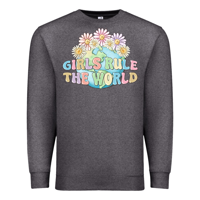 Girls Run The World Premium Sweatshirt by MaliasSmallBusiness | Teevron