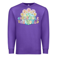 Purple girls run the world Premium Sweatshirt - MaliasSmallBusiness