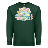 Sports Green girls run the world Premium Sweatshirt - MaliasSmallBusiness