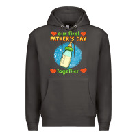 Smoke our first father's day together and baby bottle Premium Hoodie - HRA Design Shop