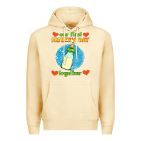 Pina Colada our first father's day together and baby bottle Premium Hoodie - HRA Design Shop