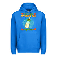 True Royal our first father's day together and baby bottle Premium Hoodie - HRA Design Shop