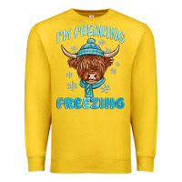 Lemon i'm freaking freezing Premium Sweatshirt - MaliasSmallBusiness