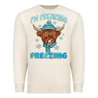 Sandshell i'm freaking freezing Premium Sweatshirt - MaliasSmallBusiness