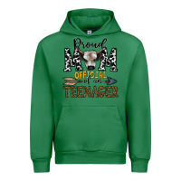 Emerald proud mom official of an teenager Urban Hoodie - CowhideDigitalArt