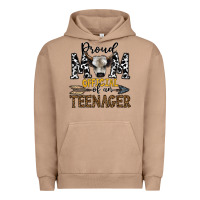 Pigment Burro proud mom official of an teenager Urban Hoodie - CowhideDigitalArt