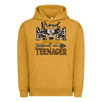 Pigment Peanut Butter proud mom official of an teenager Urban Hoodie - CowhideDigitalArt