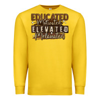 Lemon educated motivated elevated melanated Premium Sweatshirt - MaliasSmallBusiness