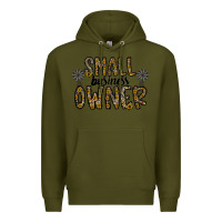 Army Green small business owner Premium Hoodie - CowhideDigitalArt