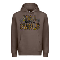 Coffee small business owner Premium Hoodie - CowhideDigitalArt