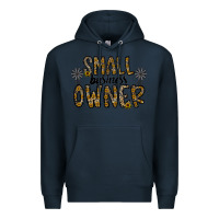 Navy small business owner Premium Hoodie - CowhideDigitalArt
