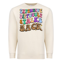 Sandshell expensive diffucult and talks back Premium Sweatshirt - MaliasSmallBusiness