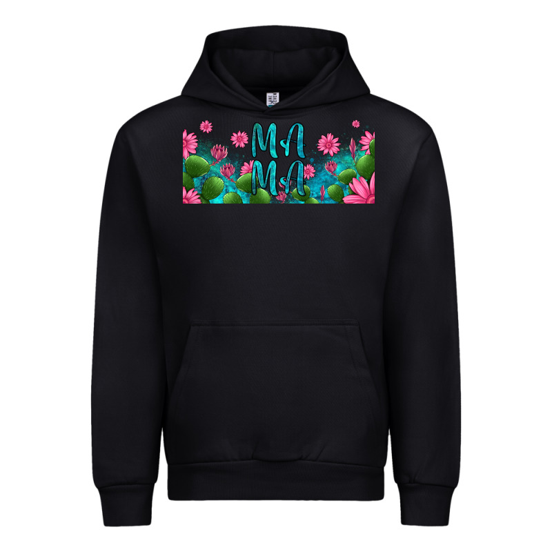 Cactus And Flowers Mama Libbey Glass Urban Hoodie by HRA Design Shop | Teevron