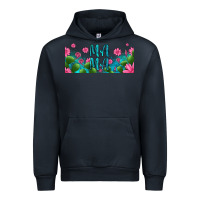 Navy cactus and flowers mama libbey glass Urban Hoodie - HRA Design Shop