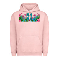 Pigment Salmon cactus and flowers mama libbey glass Urban Hoodie - HRA Design Shop