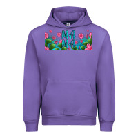 Tulip cactus and flowers mama libbey glass Urban Hoodie - HRA Design Shop