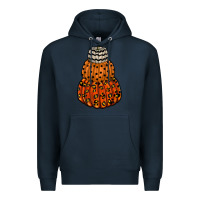 Navy pumpkin halloween Premium Hoodie - RacoonDesign