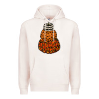 Pale Pink pumpkin halloween Premium Hoodie - RacoonDesign
