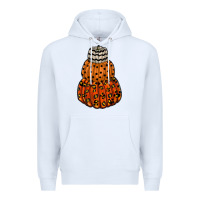 White pumpkin halloween Premium Hoodie - RacoonDesign