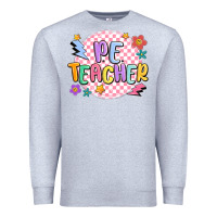 Heather Grey pe teacher Premium Sweatshirt - MaliasSmallBusiness