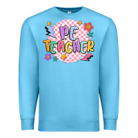 Ocean Blue pe teacher Premium Sweatshirt - MaliasSmallBusiness