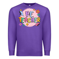 Purple pe teacher Premium Sweatshirt - MaliasSmallBusiness