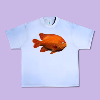 California Garibaldi Fish Urban Heavy Tee Designed By Ranaportraitstore