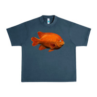 Midnight Navy California Garibaldi Fish Urban Heavy Tee - RanaPortraitStore