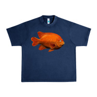 Navy California Garibaldi Fish Urban Heavy Tee - RanaPortraitStore